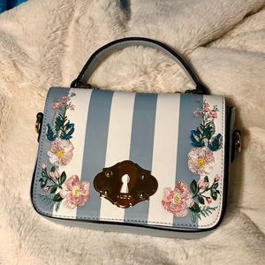 Striped Floral Aldo Crossbody Bag